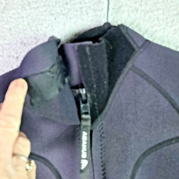Abahub Shorty Wetsuit XS Black 2mm Neoprene Front Zip Swim Surf Dive Suit - Picture 5 of 16